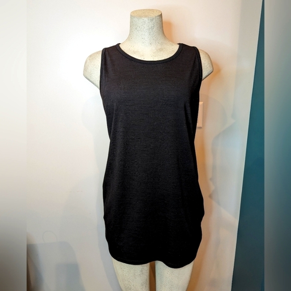Knit Side Ruched Crew Neck Sleeveless Active Tank tagged Size 4x fits li… - Picture 1 of 13
